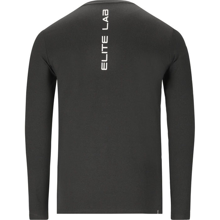 ELITE LAB Core Elite X1 M Sustainable L/S Tee T-shirt 1111 Black Melange