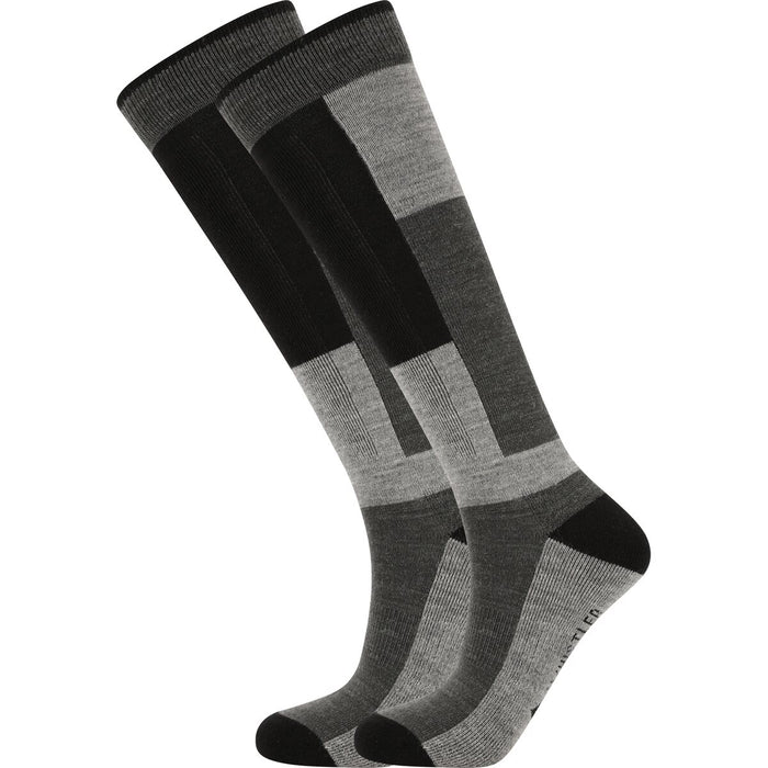 WHISTLER Corsicana 2-Pack Ski Sock Socks 1005 Light Grey Melange