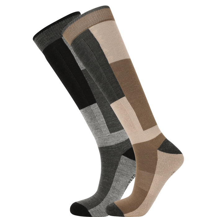 WHISTLER Corsicana 2-Pack Ski Sock Socks 3040 Fallen Rock
