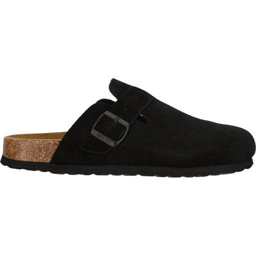 CRUZ Corwin Leather Cork Clog Sandal 1001 Black