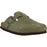 CRUZ Corwin Leather Cork Clog Sandal 3011 Deep Lichen Green