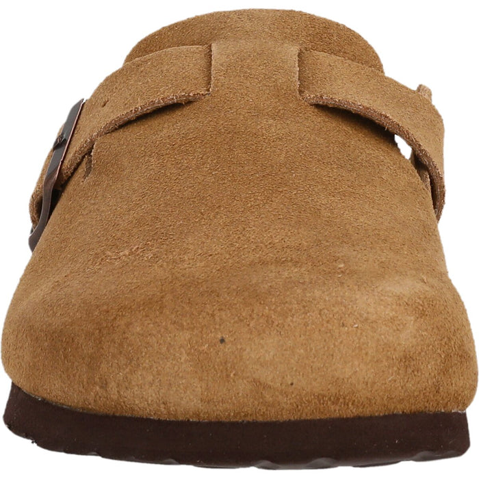 CRUZ Corwin Leather Cork Clog Sandal 5199 Toffee