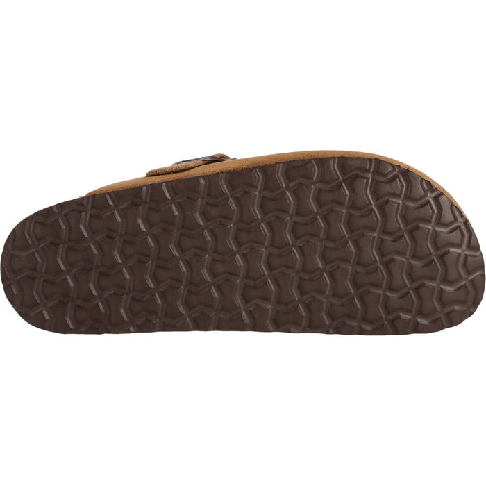 CRUZ Corwin Leather Cork Clog Sandal 5199 Toffee