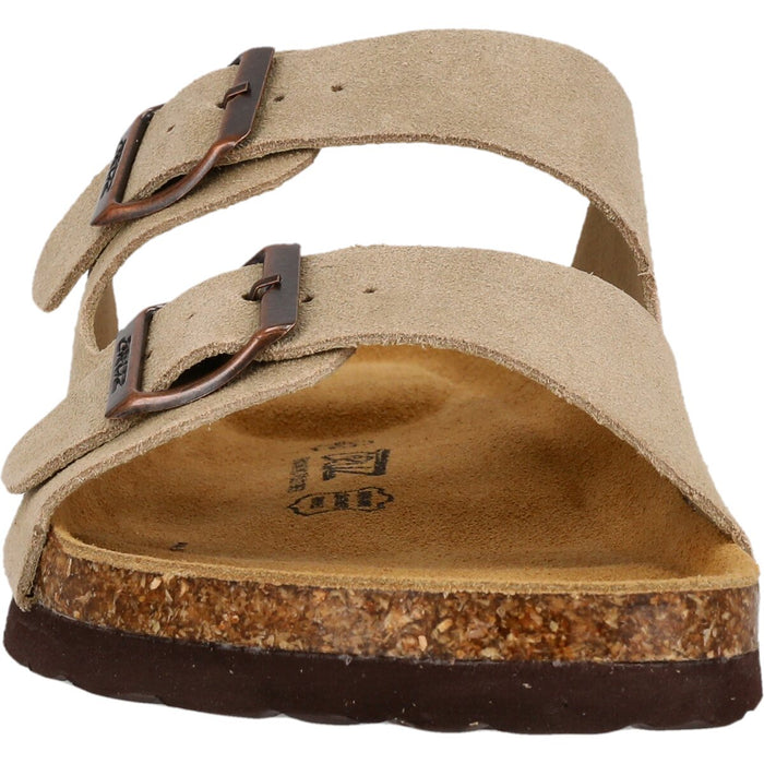 CRUZ Cosimo Leather Cork Sandal Sandal 3027 Timber Wolf