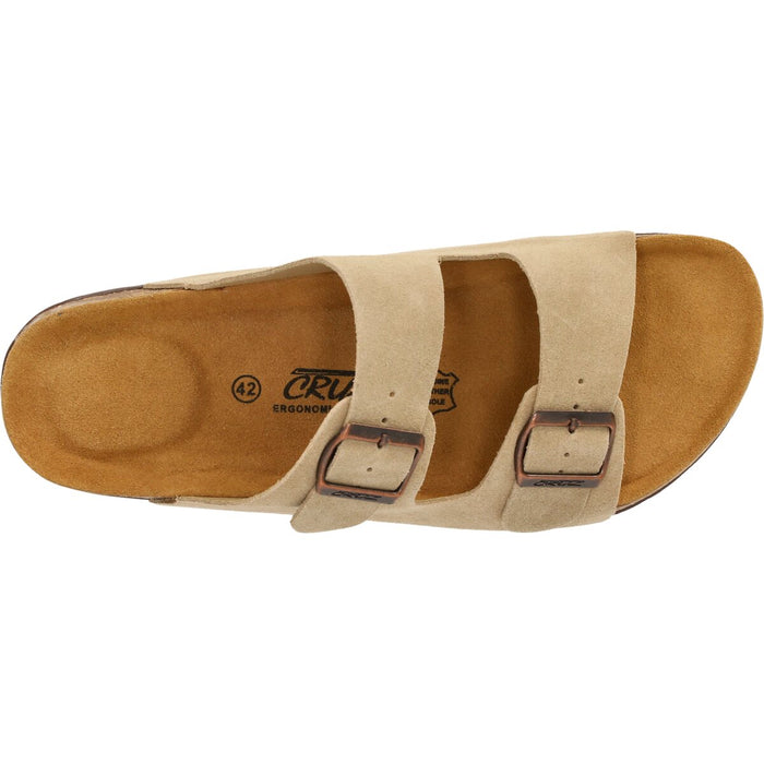 CRUZ Cosimo Leather Cork Sandal Sandal 3027 Timber Wolf