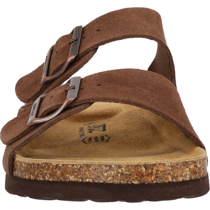 CRUZ Cosimo Leather Cork Sandal Sandal 5007 Mustang