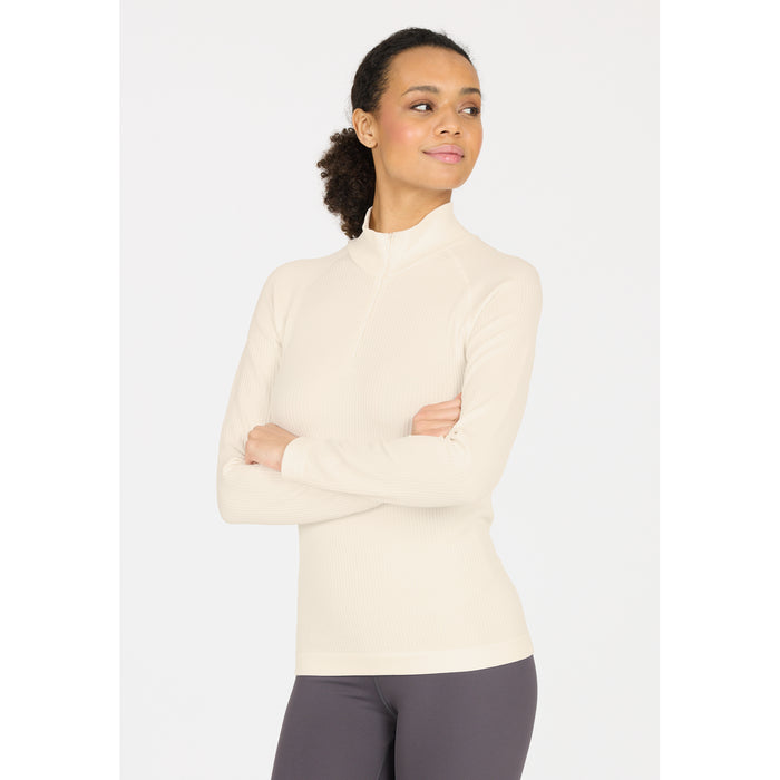 ATHLECIA Cozi W Seamless Midlayer Midlayer 1145 Whisper White