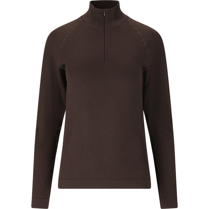 ATHLECIA Cozi W Seamless Midlayer Midlayer 1294 Chocolate Torte