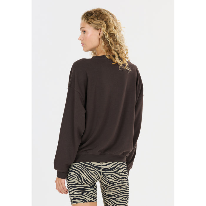 ATHLECIA Crecy W Crew Neck Sweatshirt 1294 Chocolate Torte