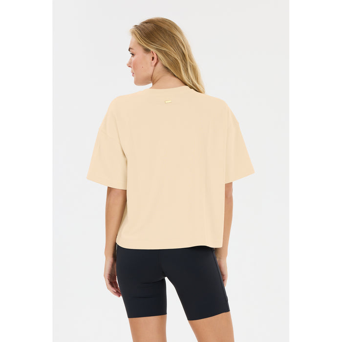 ATHLECIA Crecy W S/S Tee T-shirt 1106 Oatmeal