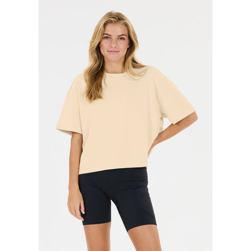 ATHLECIA Crecy W S/S Tee T-shirt 1106 Oatmeal