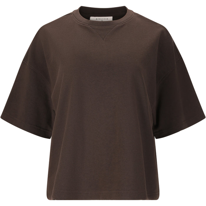 ATHLECIA Crecy W S/S Tee T-shirt 1294 Chocolate Torte