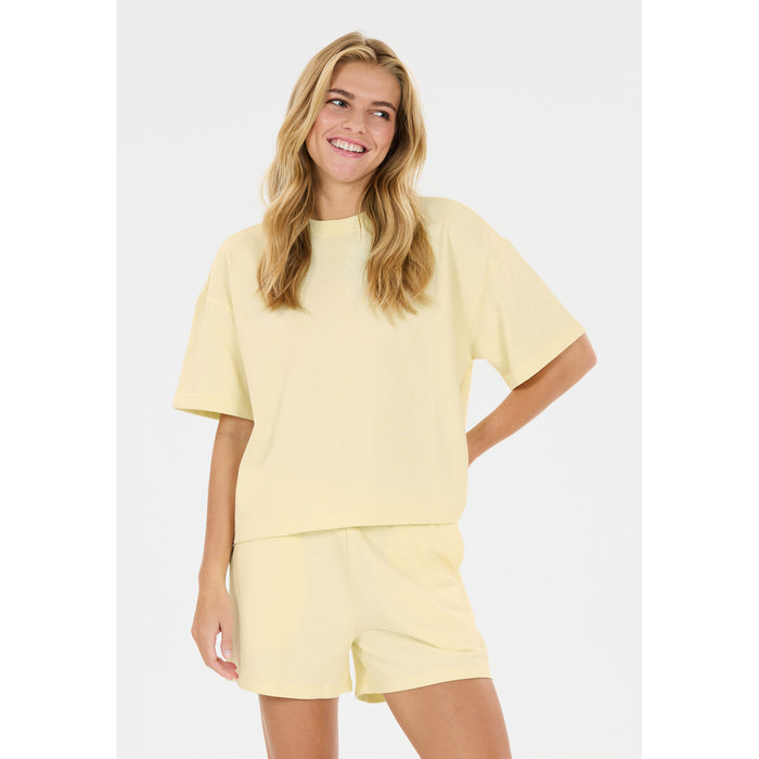 ATHLECIA Crecy W S/S Tee T-shirt 5177 Transparent Yellow