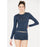 ENDURANCE Crina W Seamless Melange L/S Tee T-shirt 2101 Dark Sapphire