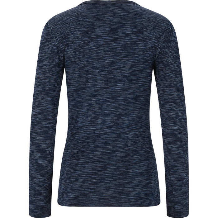 ENDURANCE Crina W Seamless Melange L/S Tee T-shirt 2101 Dark Sapphire