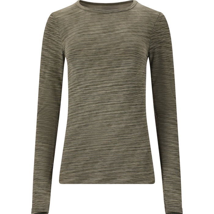 ENDURANCE Crina W Seamless Melange L/S Tee T-shirt 3120 Shadow