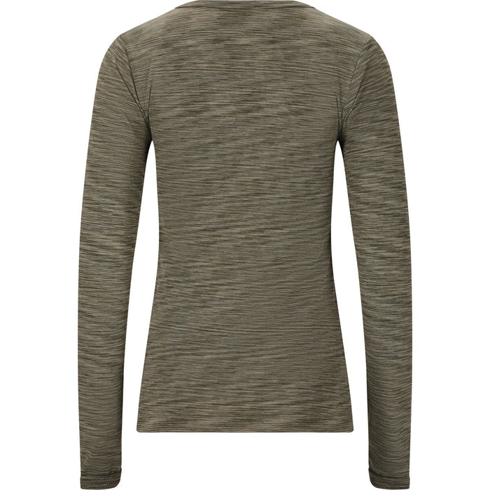 ENDURANCE Crina W Seamless Melange L/S Tee T-shirt 3120 Shadow