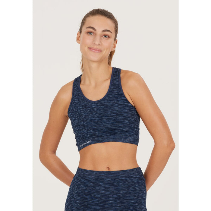 ENDURANCE Crina W Seamless Melange Sports Bra Sports Bra 2101 Dark Sapphire