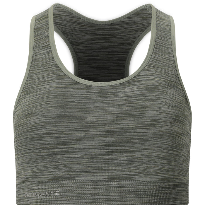 ENDURANCE Crina W Seamless Melange Sports Bra Sports Bra 3120 Shadow
