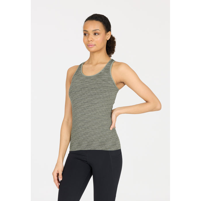 ENDURANCE Crina W Seamless Melange Top Top 3120 Shadow