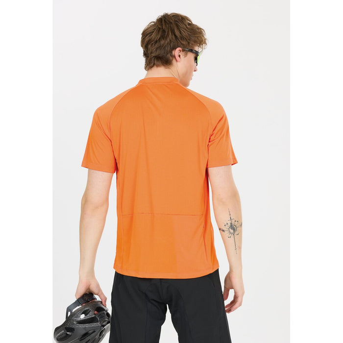 ENDURANCE Crow M Melange Cycling/MTB SS Shirt Cycling Shirt 5378 Persimmon Orange
