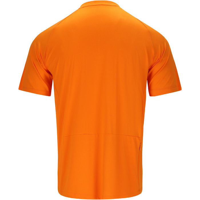 ENDURANCE Crow M Melange Cycling/MTB SS Shirt Cycling Shirt 5378 Persimmon Orange