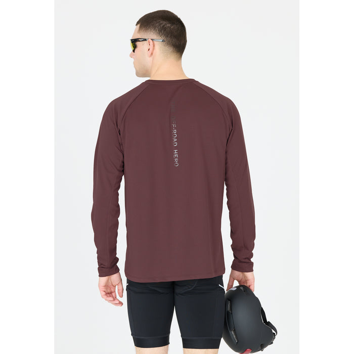ENDURANCE Crusoe M Cycling/MTB Technical L/S Shirt Cycling Shirt 4241 Fudge