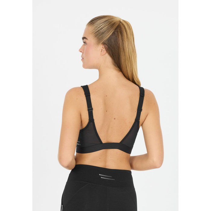 ENDURANCE Crystale W Zip Sports Bra Sports Bra 1001 Black