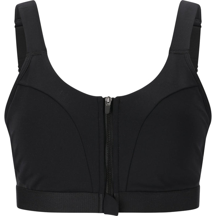 ENDURANCE Crystale W Zip Sports Bra Sports Bra 1001 Black