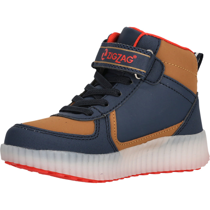 ZIGZAG Curin Kids Boot w/Lights Boots 2002 Navy
