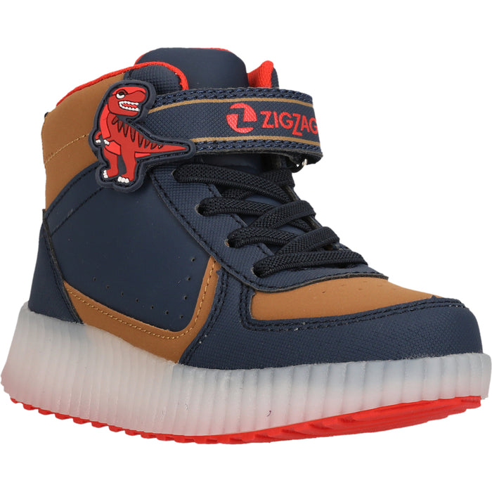ZIGZAG Curin Kids Boot w/Lights Boots 2002 Navy