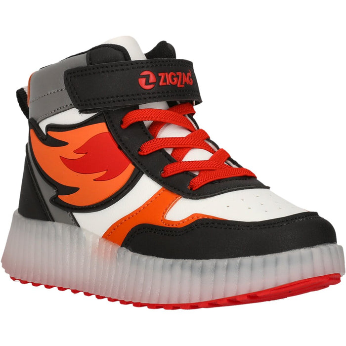 ZIGZAG Curin Kids Boot w/Lights Boots 5121 Flame Orange