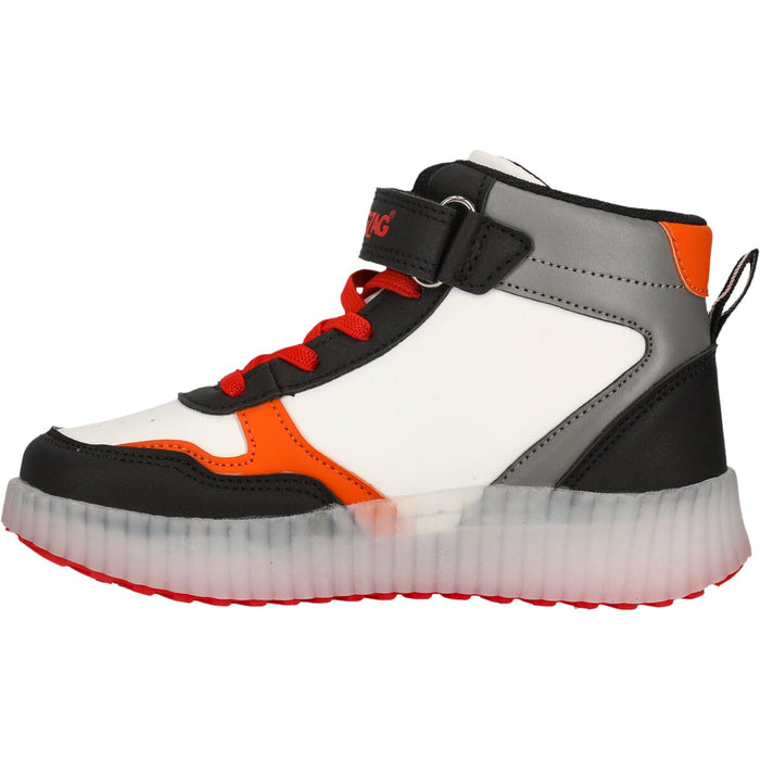ZIGZAG Curin Kids Boot w/Lights Boots 5121 Flame Orange