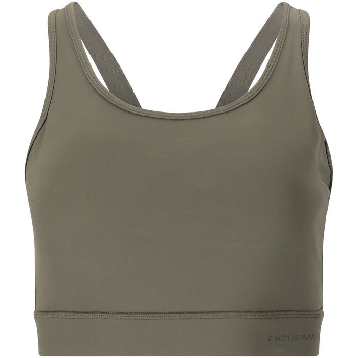 ENDURANCE Cynthian W Sports Bra Sports Bra 1013 Gunmetal