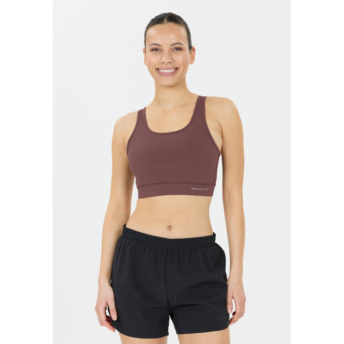 ENDURANCE Cynthian W Sports Bra Sports Bra 4261 Huckleberry