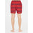 CRUZ Danyel M Mid Thigh Boardshorts Boardshorts Print 3683 Red Stripe