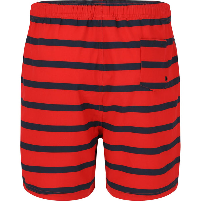 CRUZ Danyel M Mid Thigh Boardshorts Boardshorts Print 3683 Red Stripe