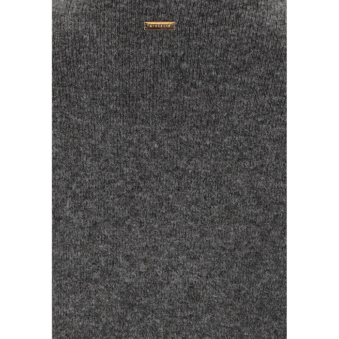 ATHLECIA Daviana W Knitted High Neck Sweatshirt 1011 Dark Grey Melange