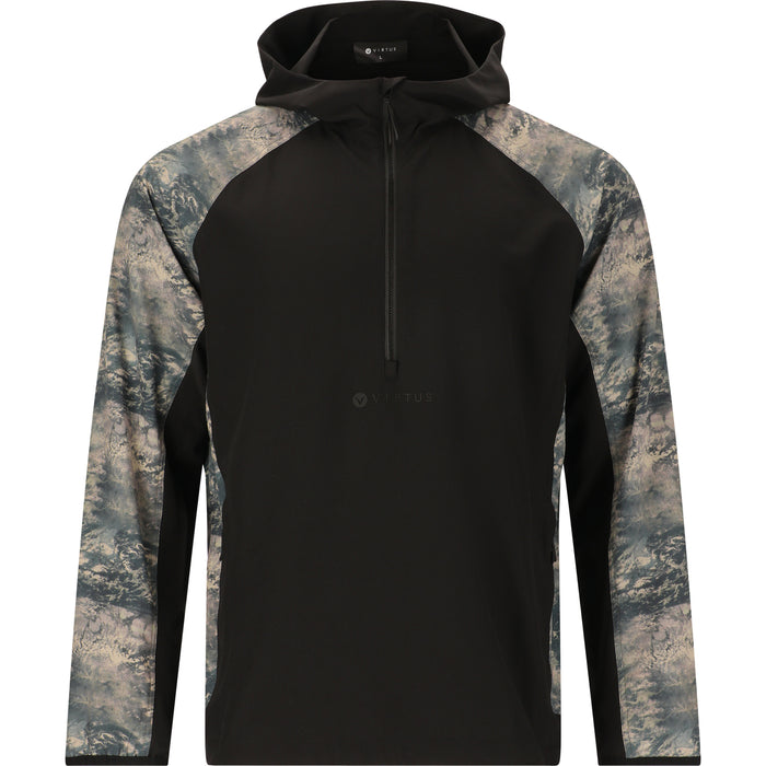 VIRTUS Deaglan M Printed Half Zip Jacket Jacket 1001 Black