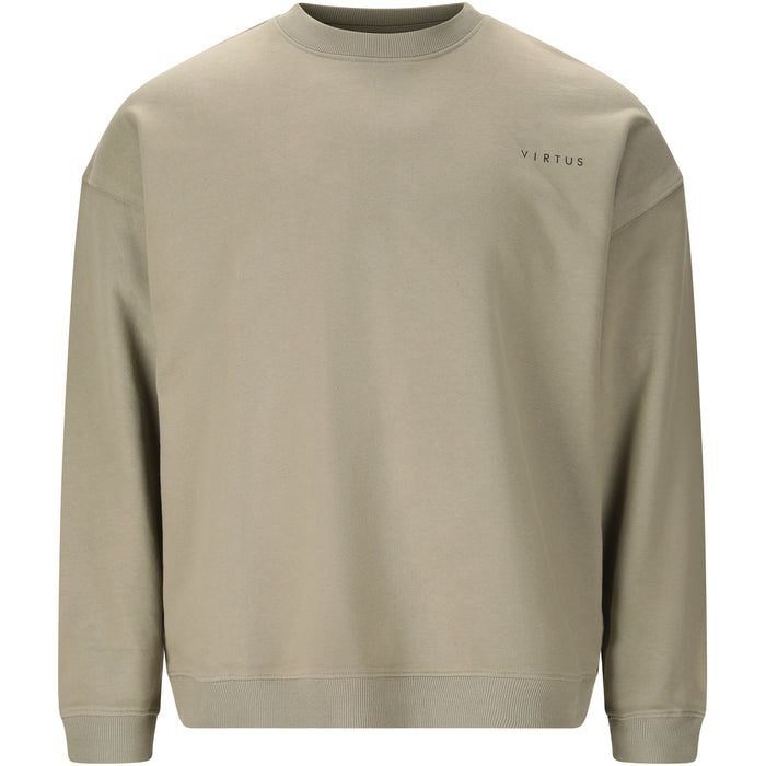 VIRTUS Dela M Graphic Crew Neck Sweatshirt 3250 Dried sage