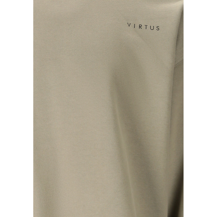 VIRTUS Dela M Graphic Crew Neck Sweatshirt 3250 Dried sage