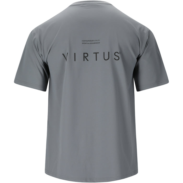 VIRTUS Dela M Graphic S/S Tee T-shirt 2295 Lagune Gray
