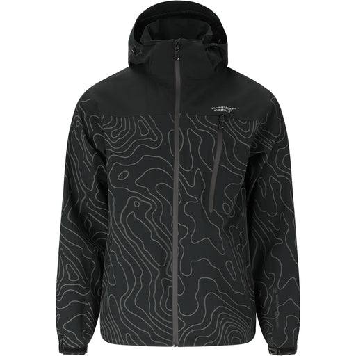 WEATHER REPORT Delton M AOP AWG Jacket W-PRO 15000 Jacket 1001B Black