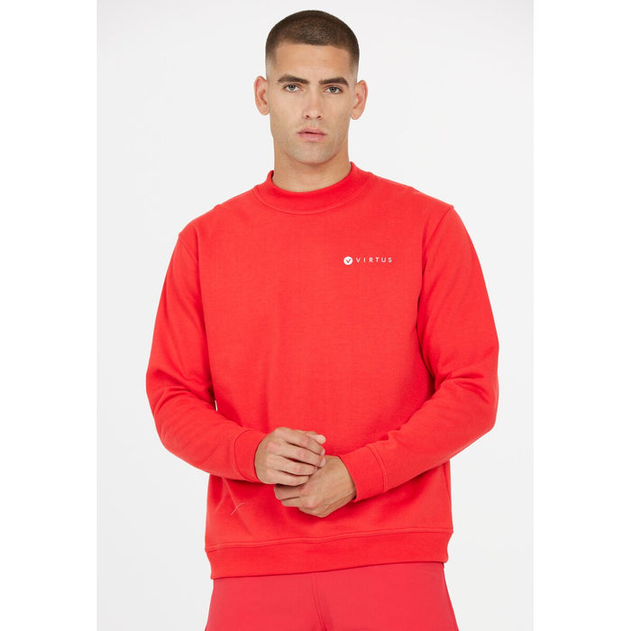 VIRTUS Dereck M Crew Neck Sweatshirt 4148 Tomato