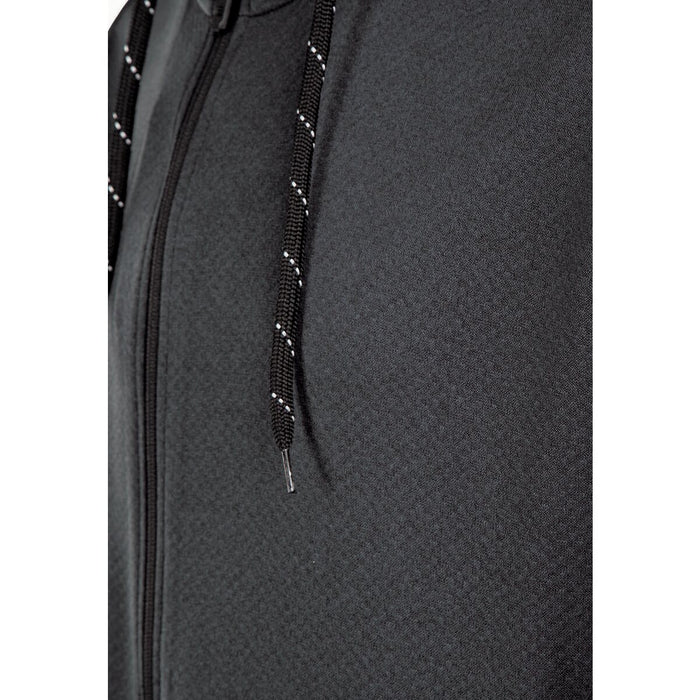 ENDURANCE Dereff M Full Zip Hoody Sweatshirt 1111 Black Melange