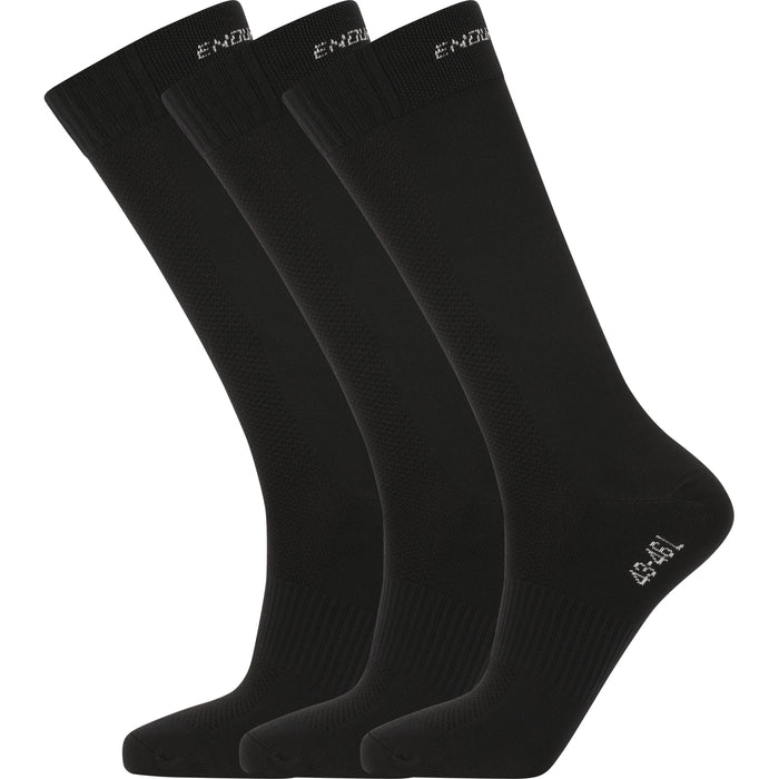 ENDURANCE Dingwall Long Performance Socks 3-Pack Socks 1001 Black