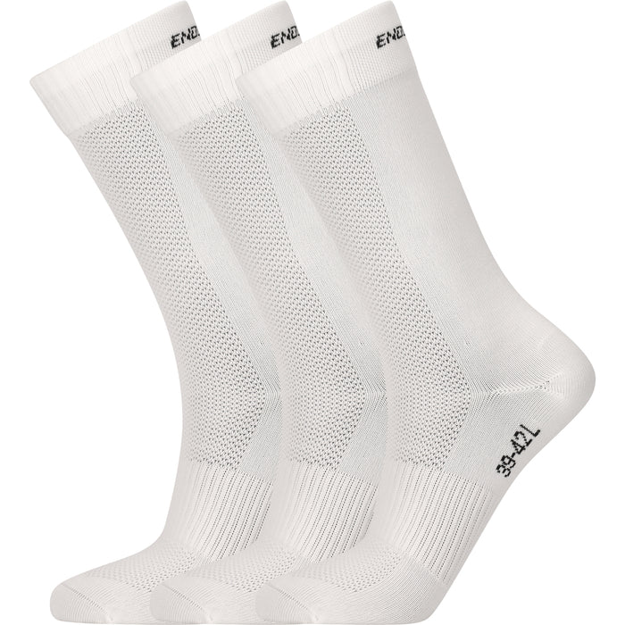 ENDURANCE Dingwall Long Performance Socks 3-Pack Socks 1002 White