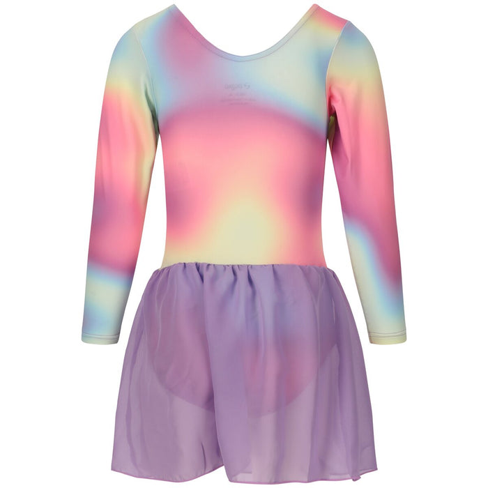 ZIGZAG Ditte Printed Gymnastics Suit Gymsuit Print 3745 Rainbow