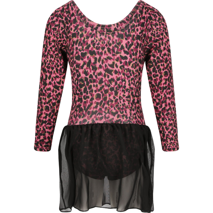 ZIGZAG Ditte Printed Gymnastics Suit Gymsuit Print 3748 Leopard