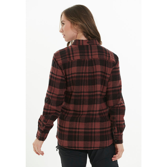 WHISTLER Dodo W Checked Flannel Shirt Shirt 4241 Fudge